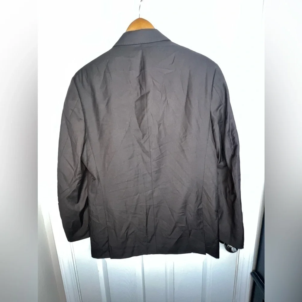Cracka. Jack CJ Men’s 48 Super 120’s Coffee Brown Rayon Sport Coat Blazer Jacket